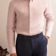 dgrie crepe stripe cotton shirt math wool pants dgrie