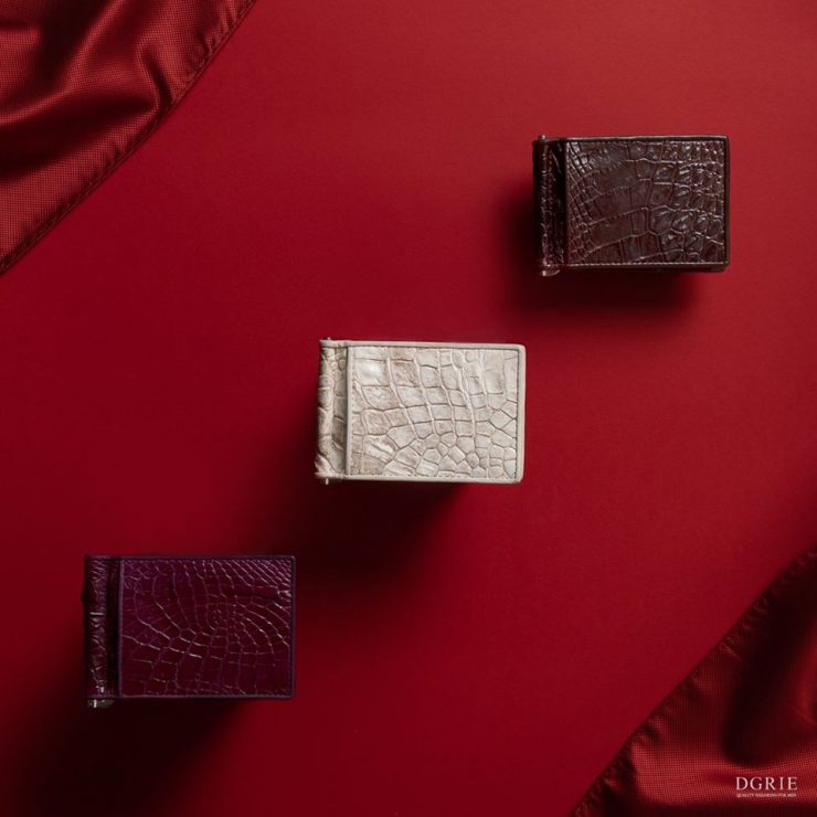 dgrie crocodile leather money clip wallet americanstyle dgrie
