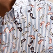 dgrie multi paisley with regular fit blue white pinstripe pattern shirt dgrie 1