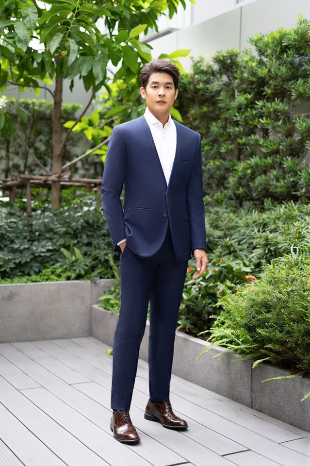 dgrie tailored fit pleated classic navy japanese suit dgrie 2