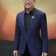 dgrie tailored fit pleated navy japanese pattern casual blazer design dgrie 1