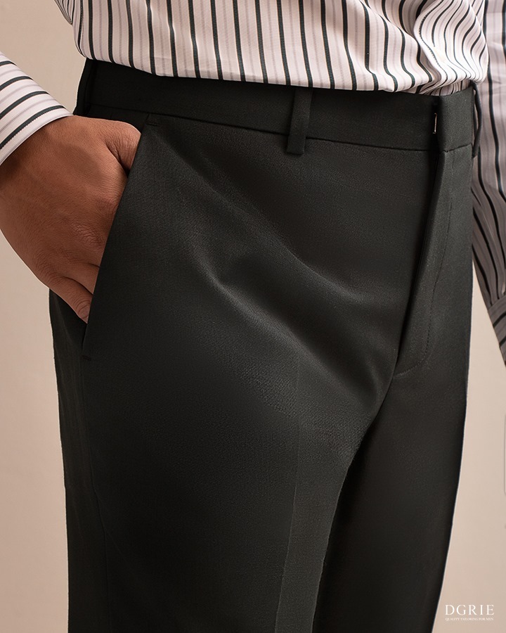 dgrie viridian green performance stretch wool pant dgrie