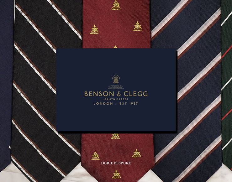 benson clegg ties made in england dgrie 10