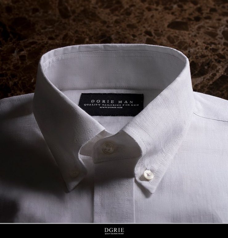 dgrie button down collar custom bespoke tailoring dgrie