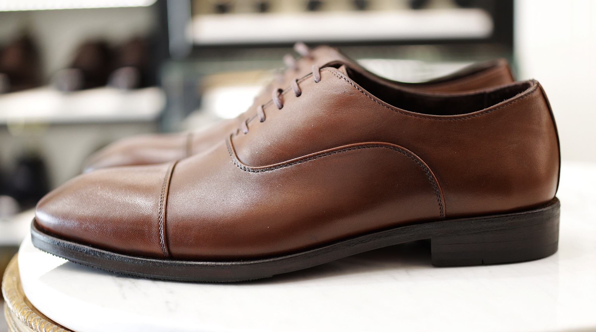 dgrie premium cap toe oxford cognac antique dgrie 9