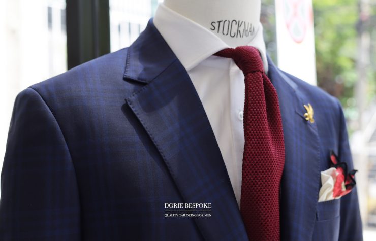 checked navy blue suits dgrie 4