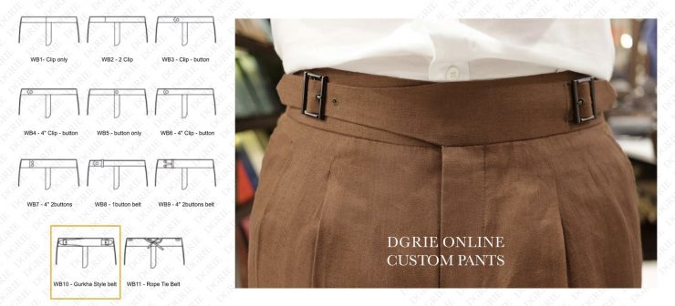 dgrie custom pants shop online dgrie