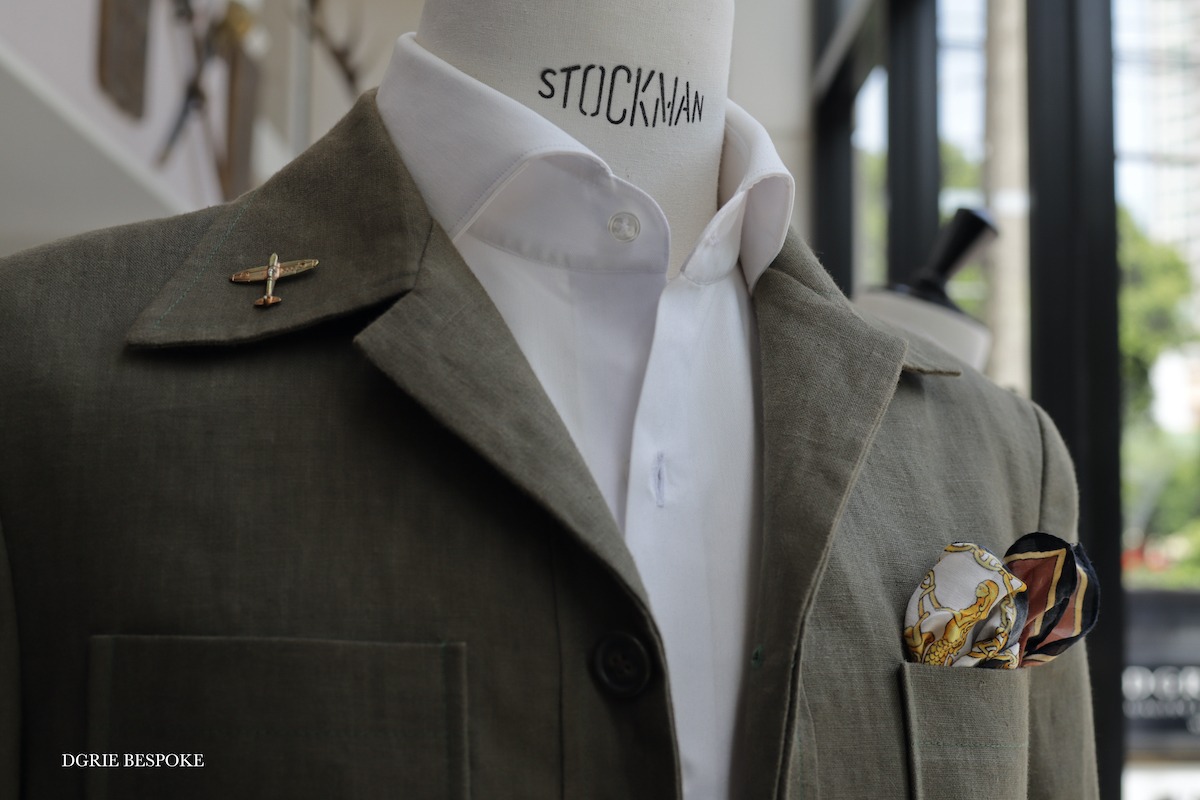 olive green linen safari jacket dgrie 1 olive green linen safari jacket dgrie 1