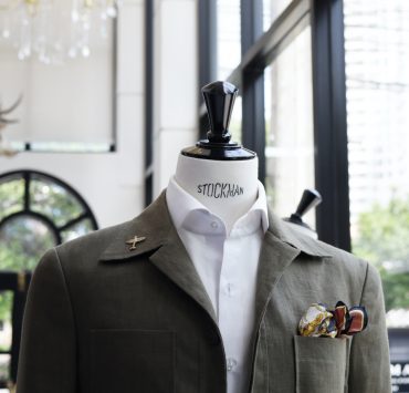 olive green linen safari jacket dgrie 2