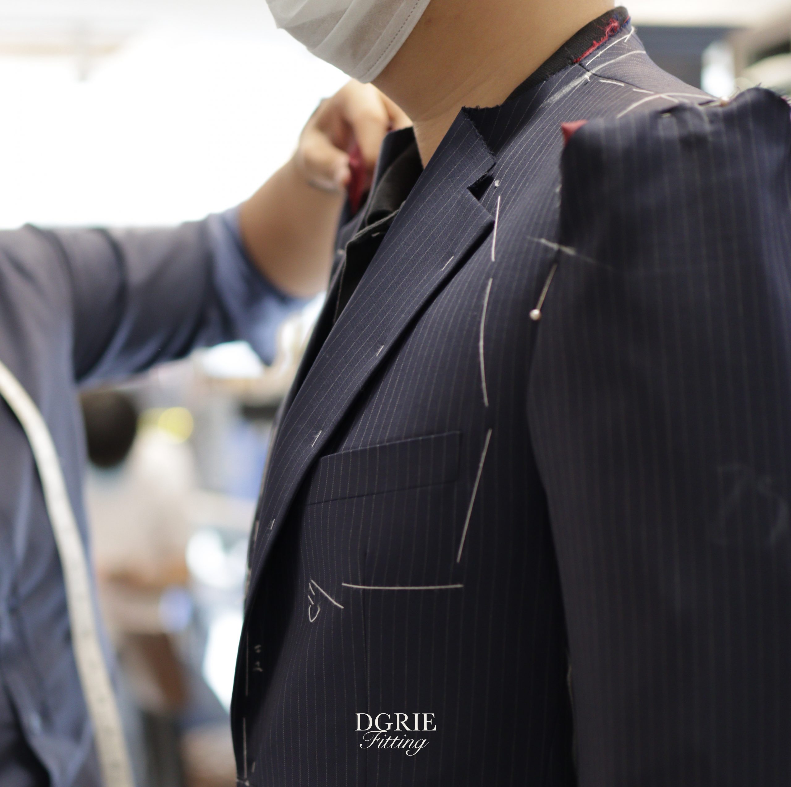 dgrie fitting navy blue suits dgrie 2