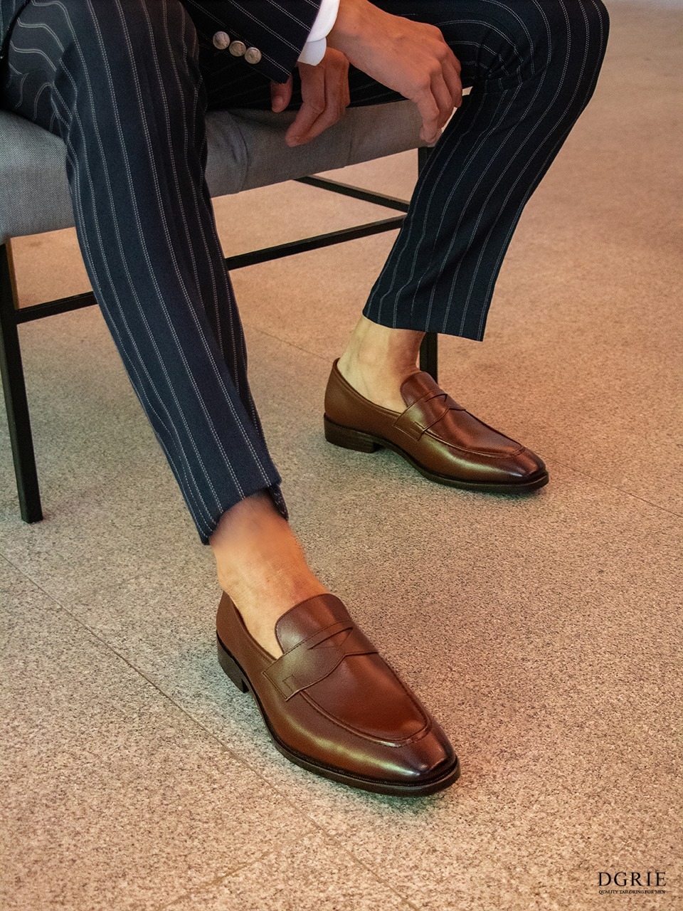 dgrie navy blue pinstripe dgrie 4