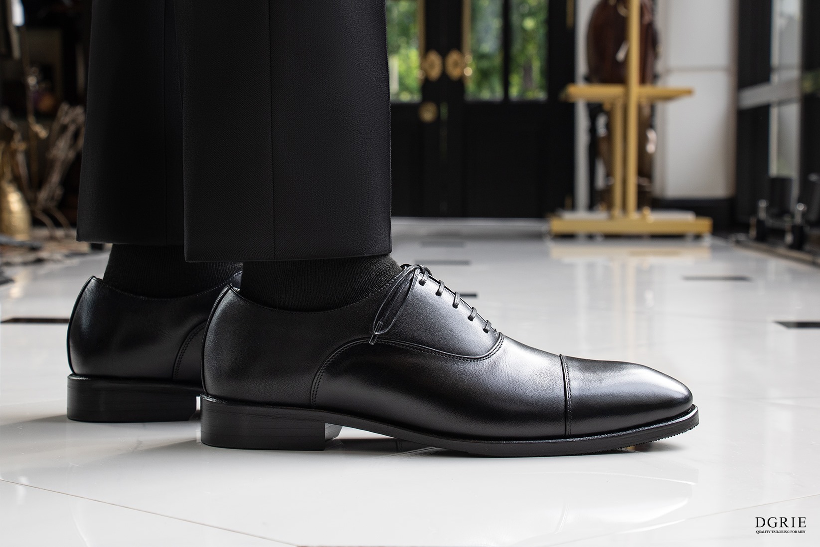 dgrie shoes black premium captoe oxford premium dgrie 13