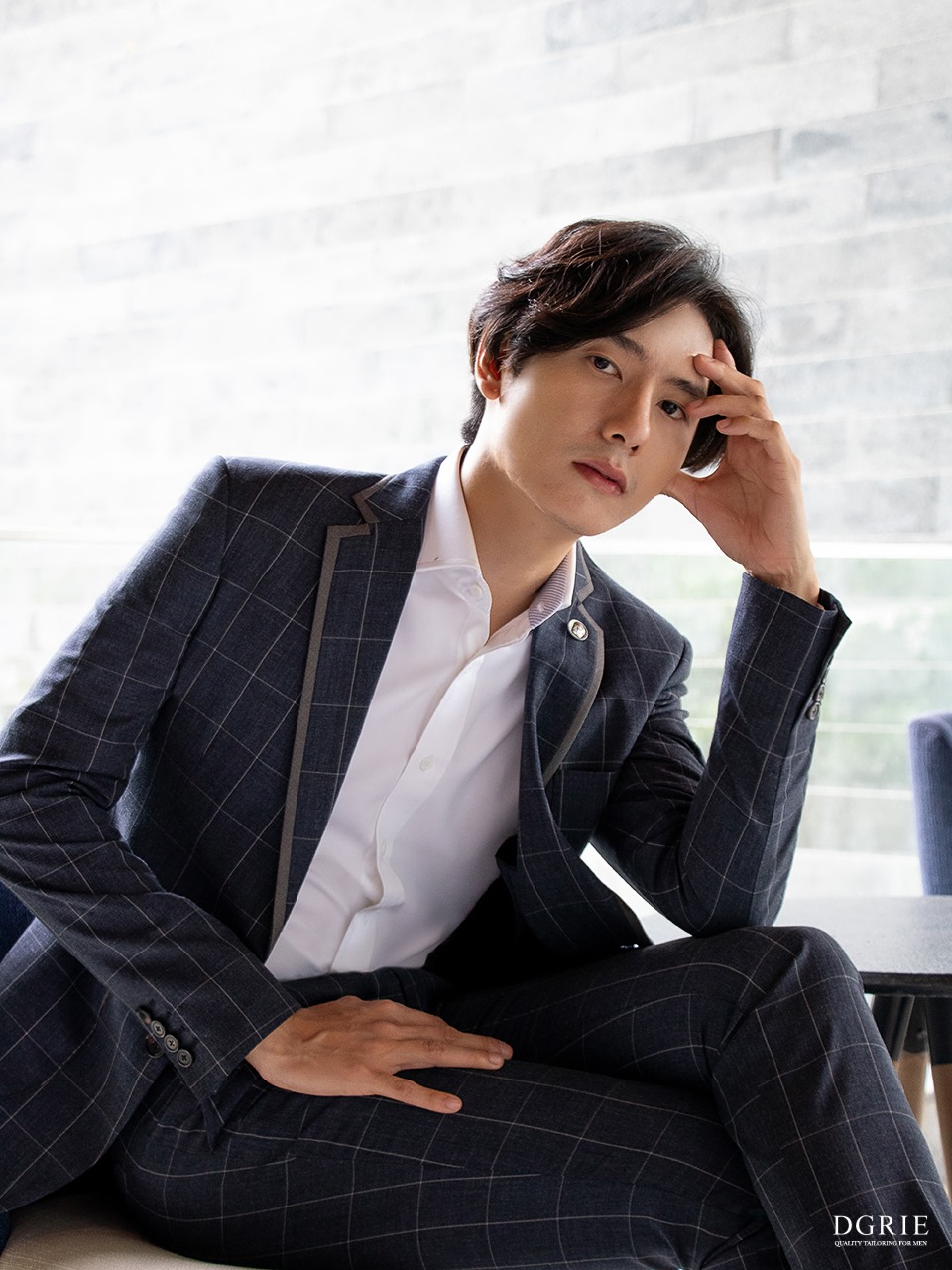 dgrie navy checked suits dgrie 3 dgrie navy checked suits dgrie 3