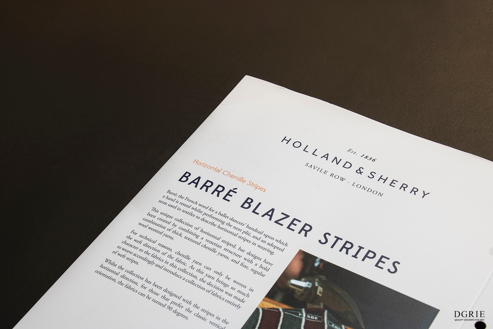 barre blazer stripes made in england dgrie 9