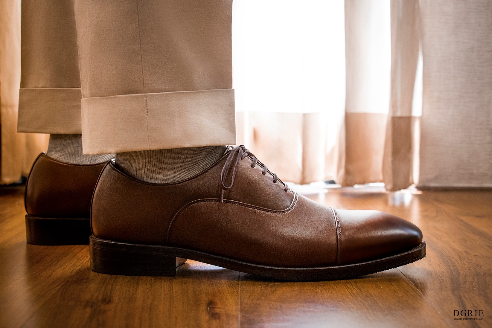 dgrie shoes cognac premium captoe oxford dgrie 1