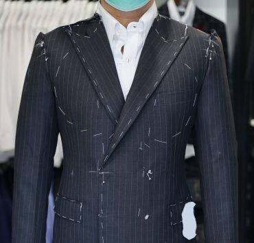 fitting pinstripe double breasted suit dgrie 1