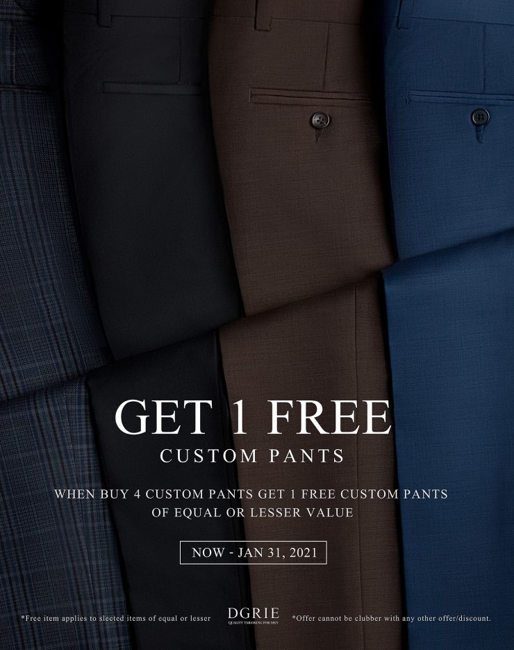 dgrie custom tailored pants buy 4 get 1 free dgrie