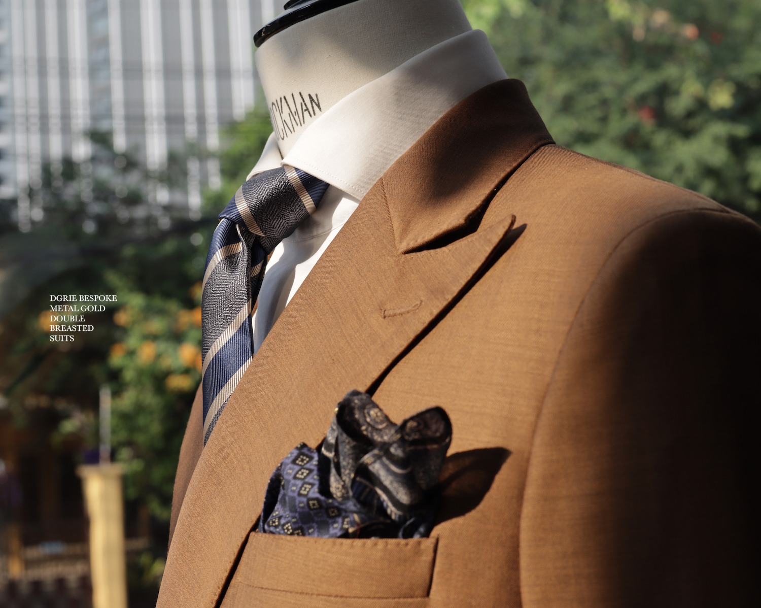 metal gold double breasted suit dgrie 1