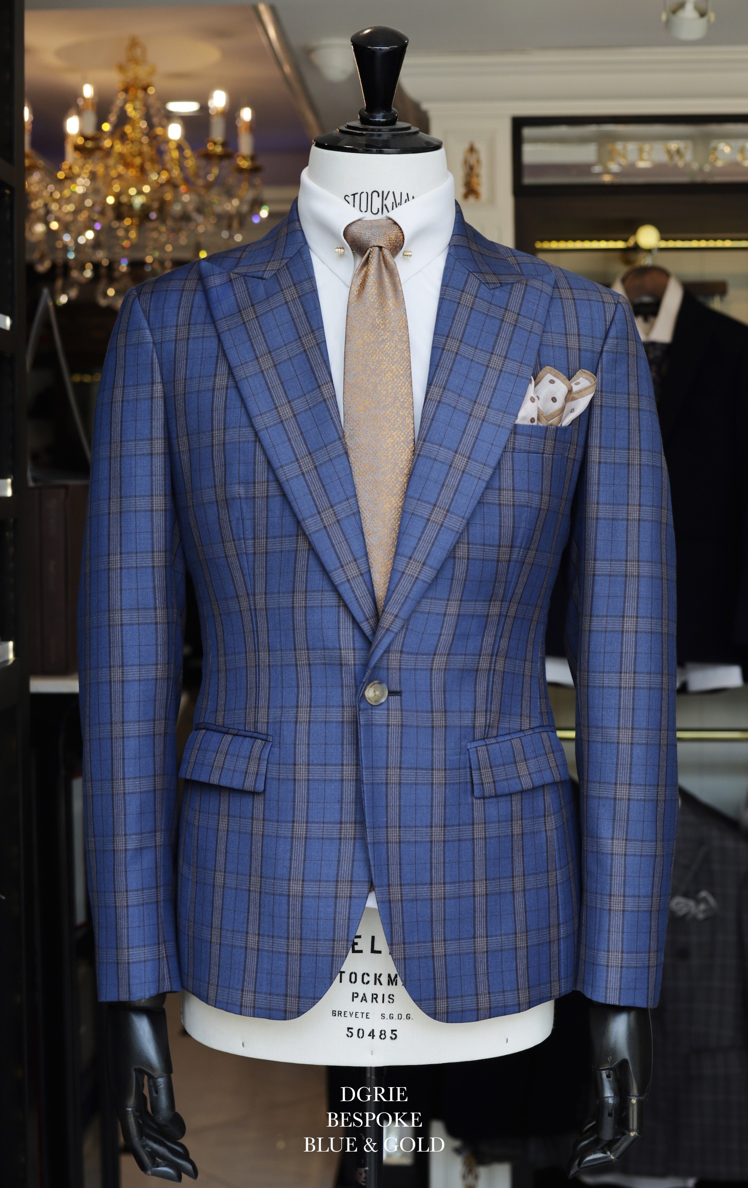 dgrie blue gold peaked lapel suit dgrie 7