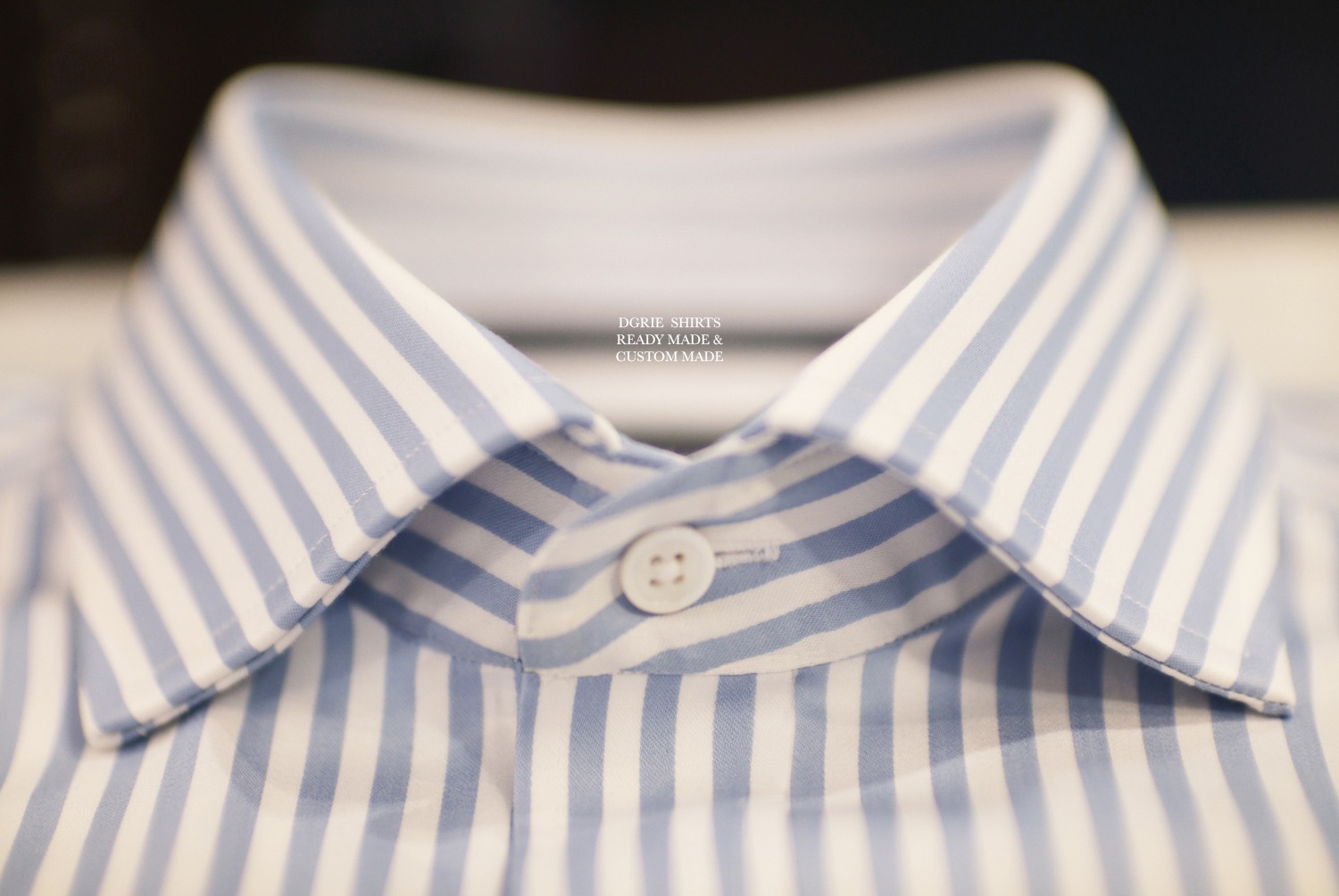 english spread shirt pin striped blue dgrie