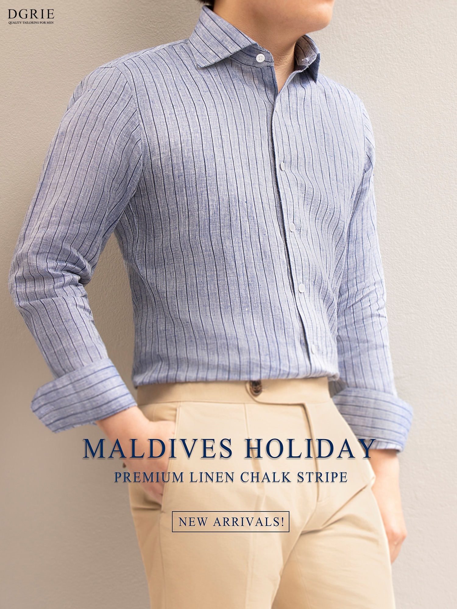 dgrie maldives linen chalk stripe dgrie