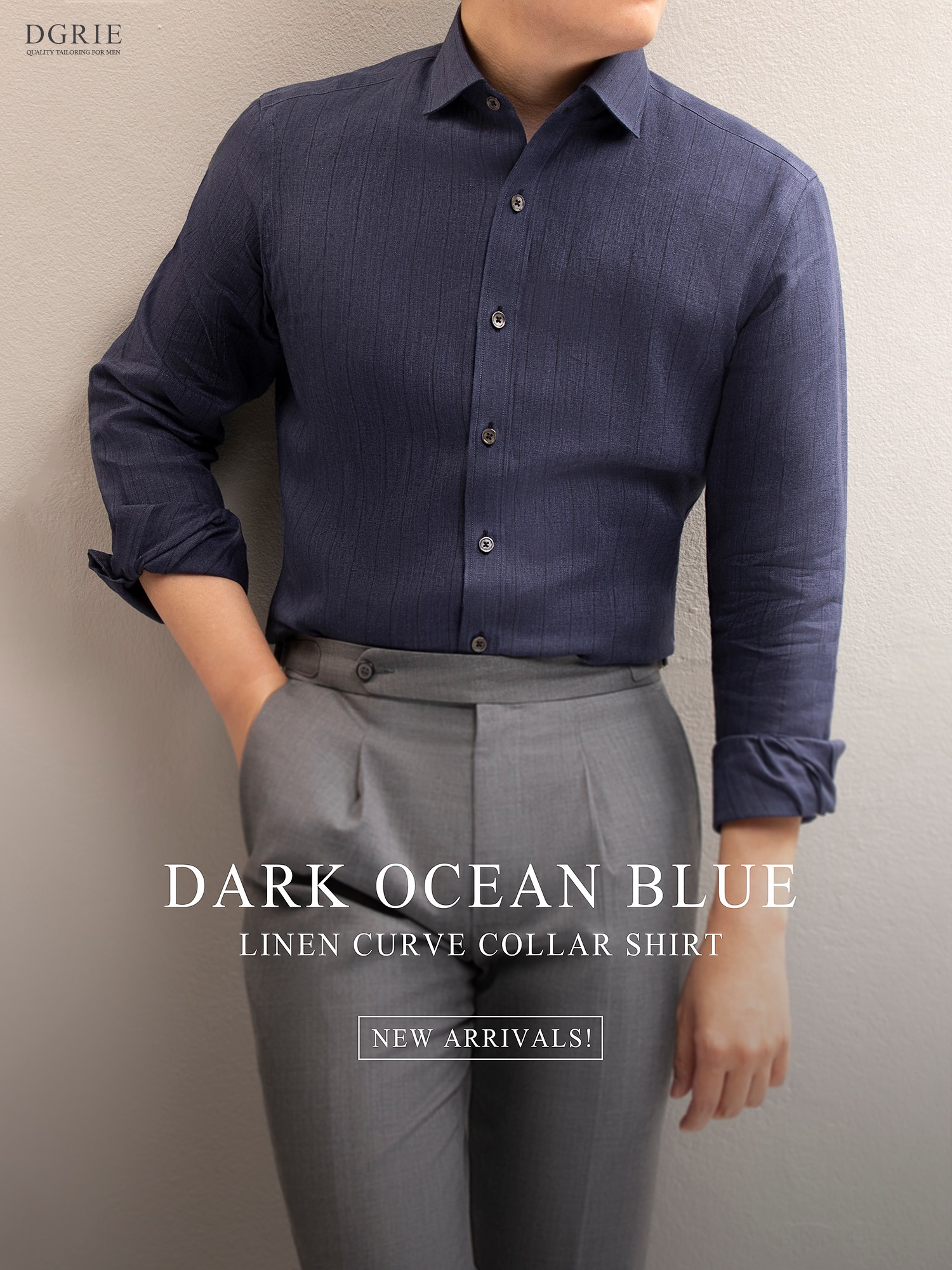 dark ocean blue linen shirt dgrie 1 dark ocean blue linen shirt dgrie 1