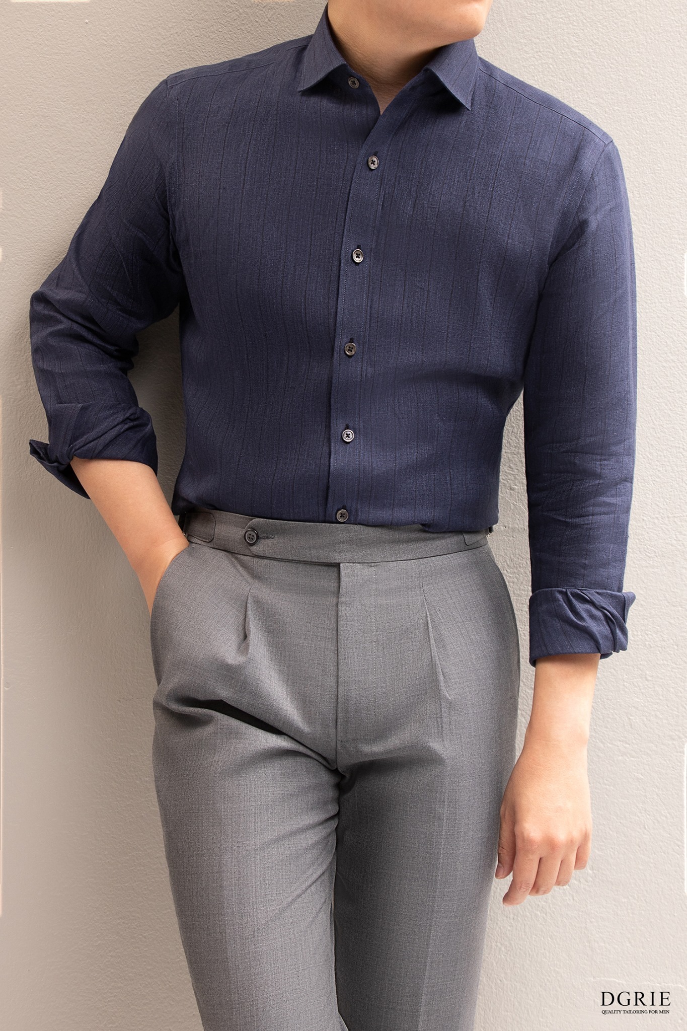 dark ocean blue linen shirt dgrie 5 dark ocean blue linen shirt dgrie 5