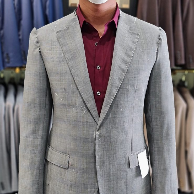 dgrie fitting grey glen check dgrie 5