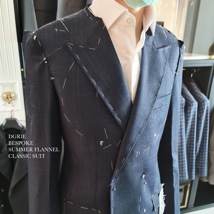 dgrie navy summer flannel suit dgrie 2