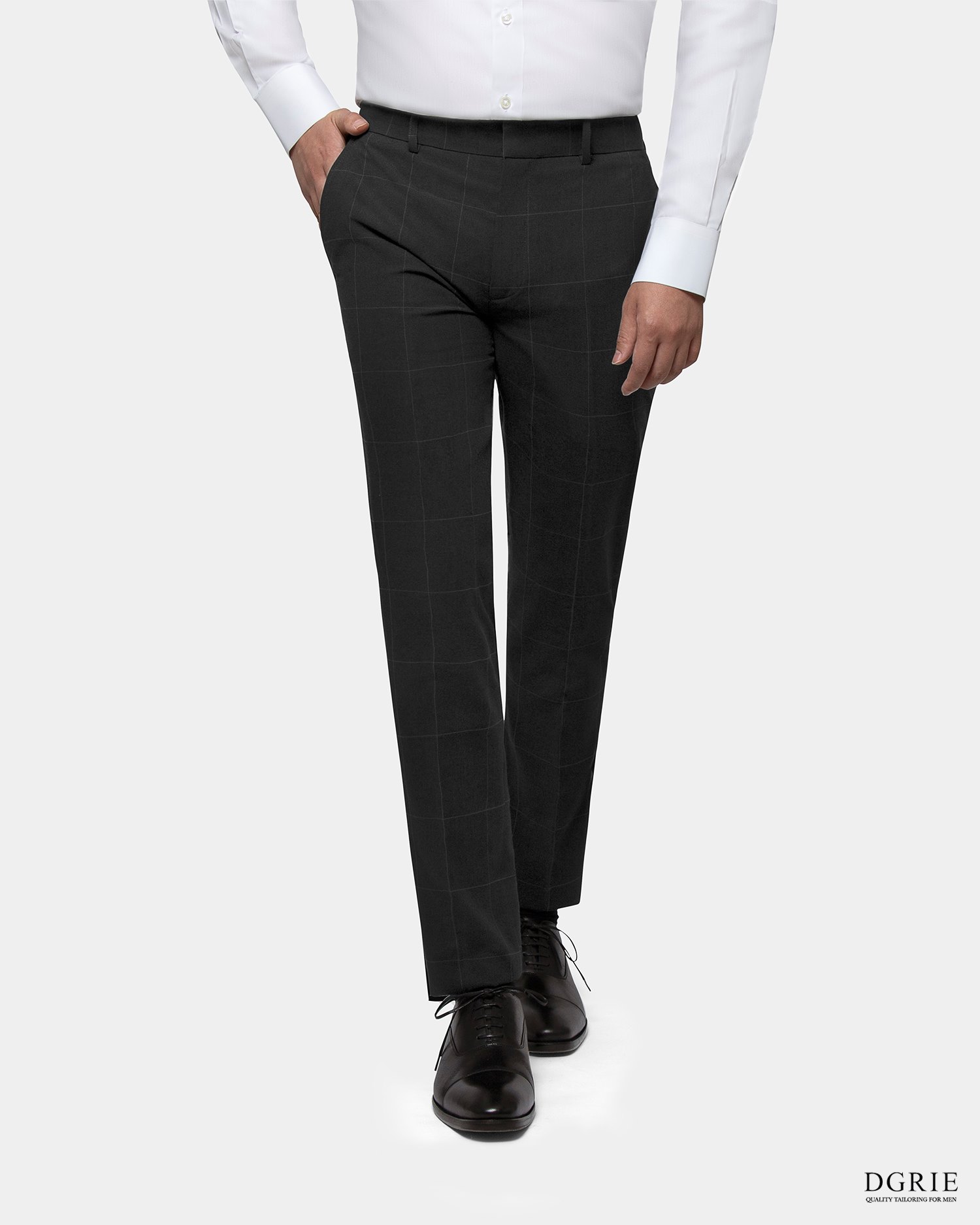 black windowpane pants dgrie 3