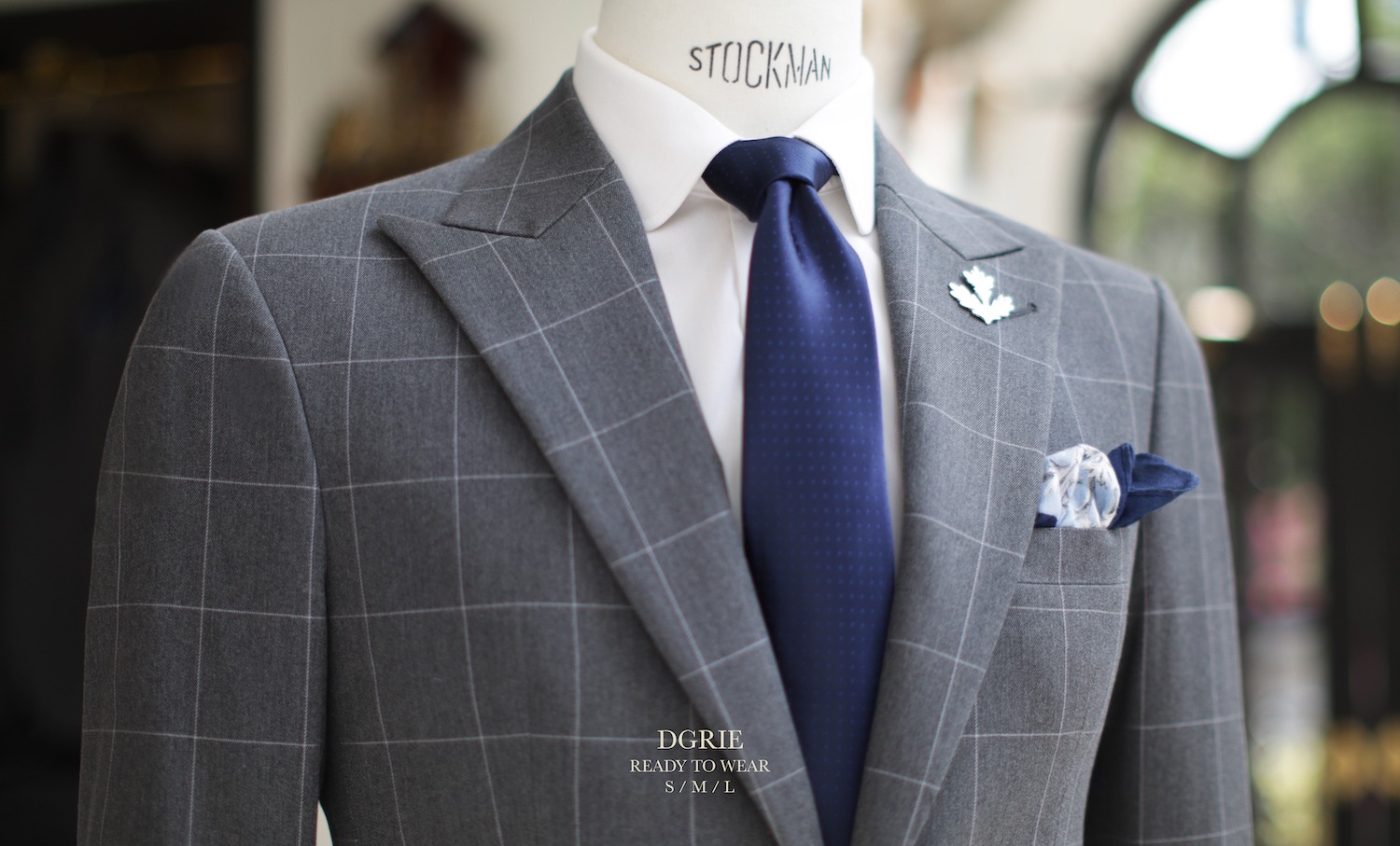dgrie windowpane grey suit dgrie