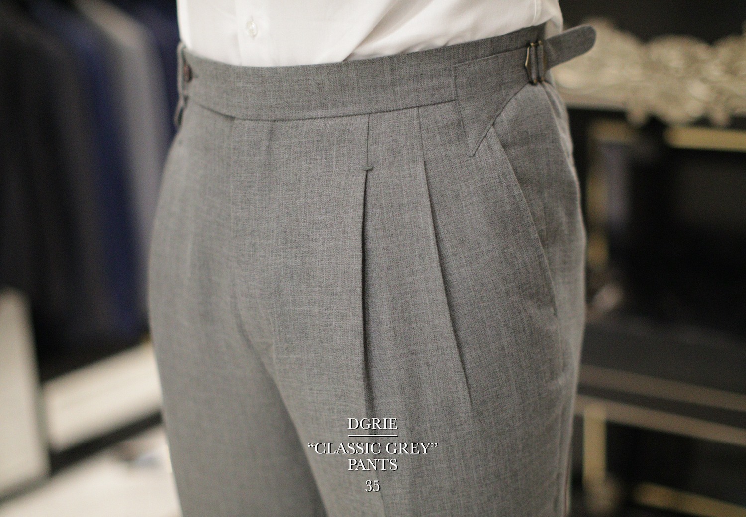 dgrie pants 35 classic linen grey dgrie