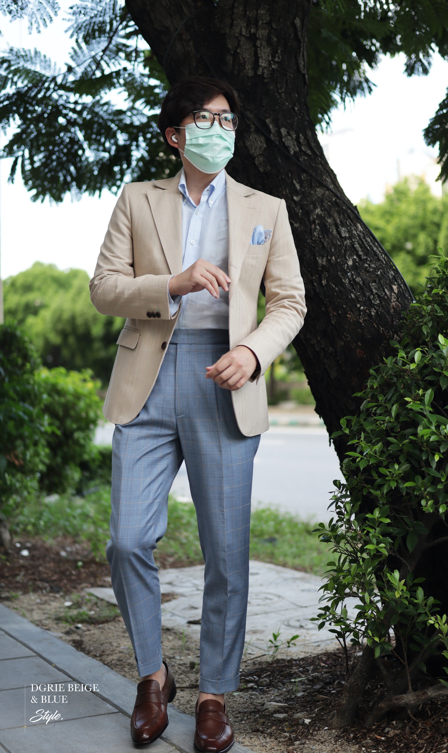 dgrie beige blazer blue dgrie 1