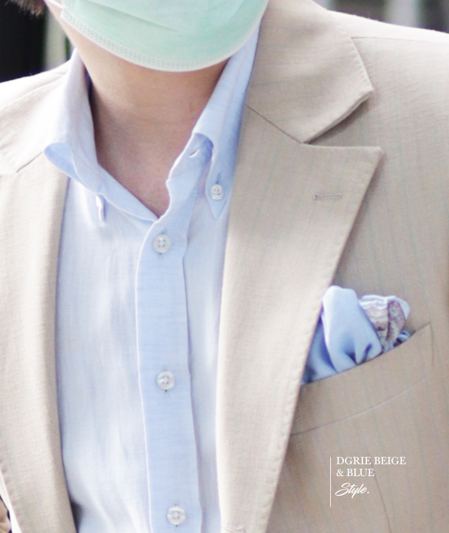 dgrie beige blazer blue dgrie