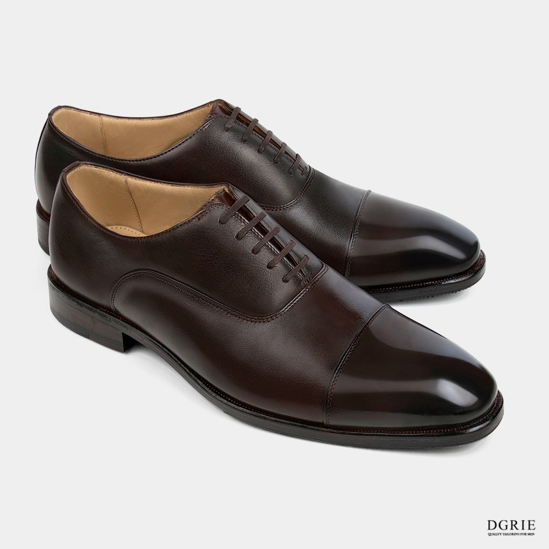 dgrie sale 20 off dark brown premium captoe oxford dgrie 6