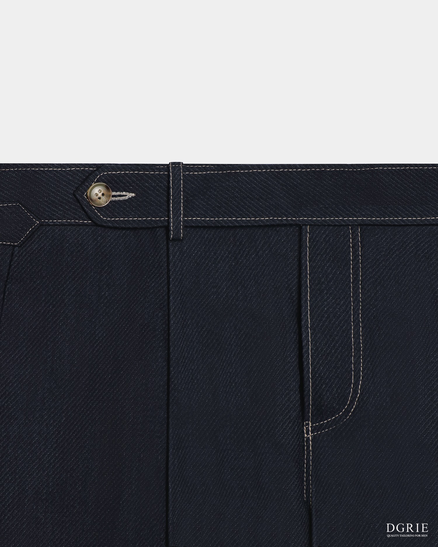 dgrie tanos dark navy wool denim pants dgrie 3