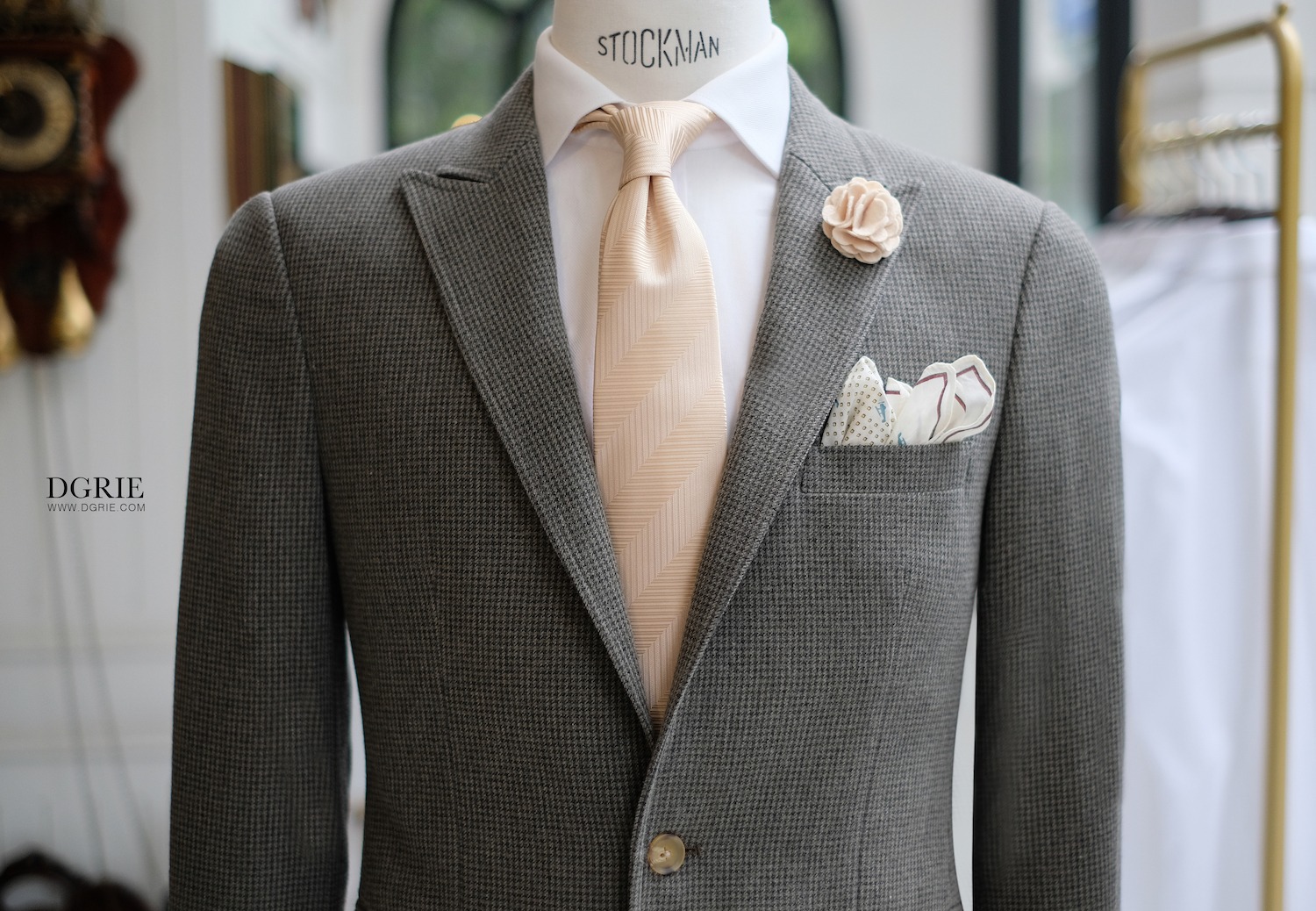 dgrie sale houndstooth brown blazer dgrie 4