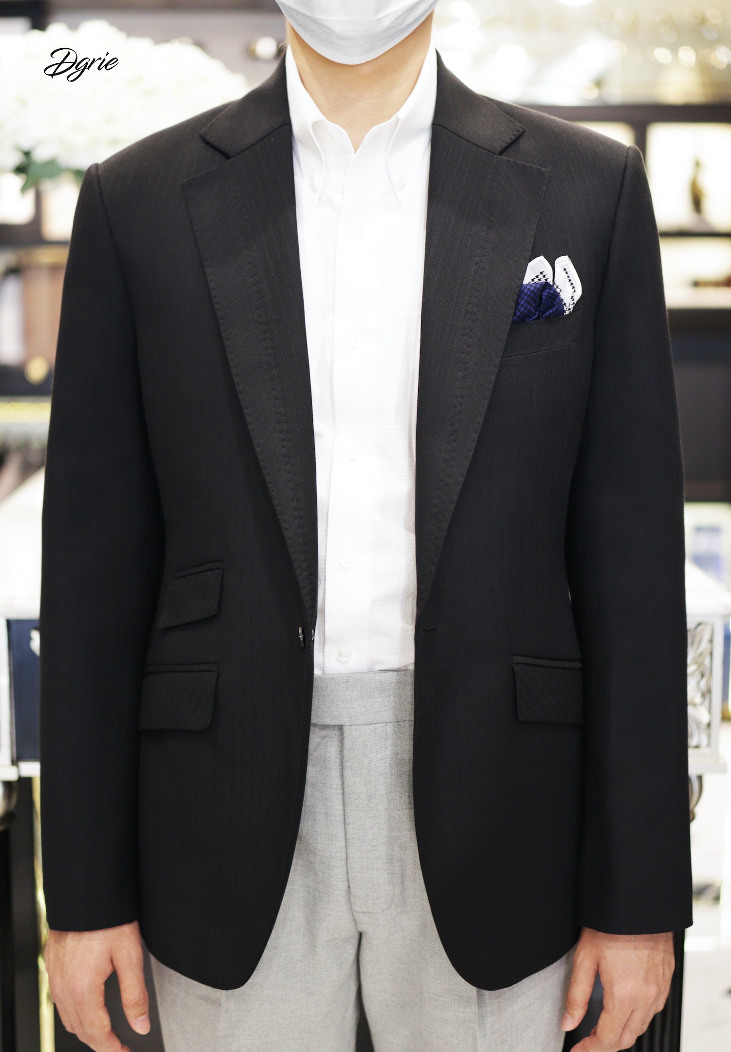 dgrie stripe 2 tone black dgrie 2