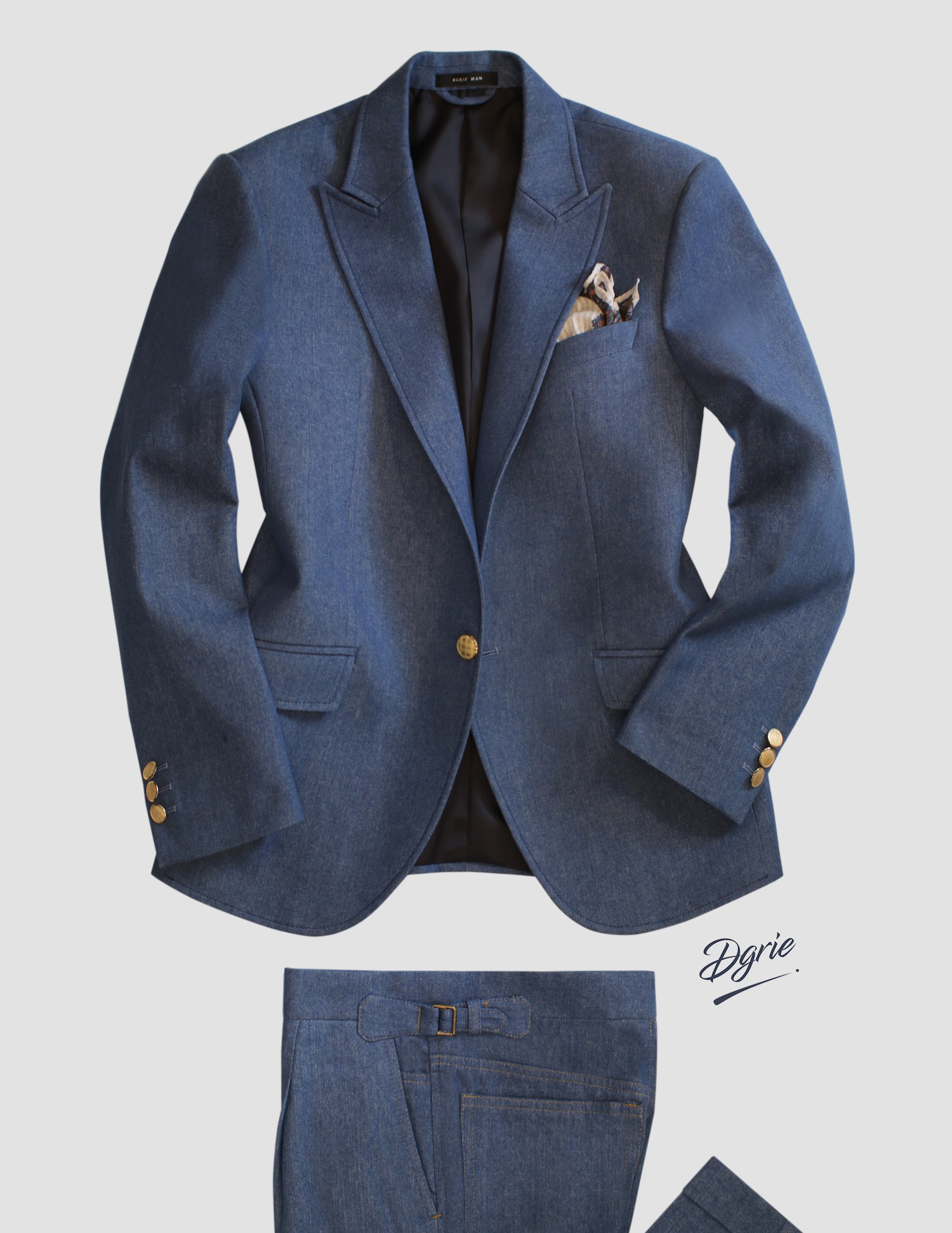 dgrie denim suit blazer suit dgrie 4
