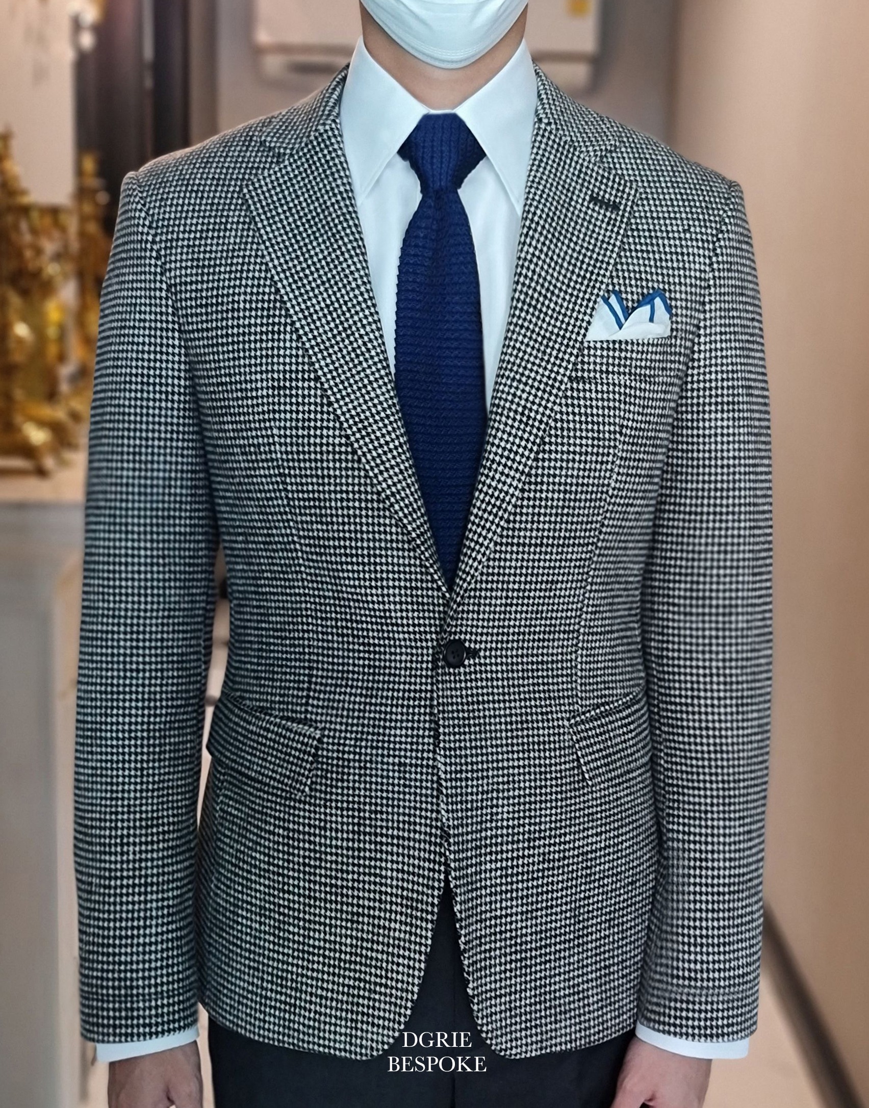 dgrie houndstooth blazer dgrie