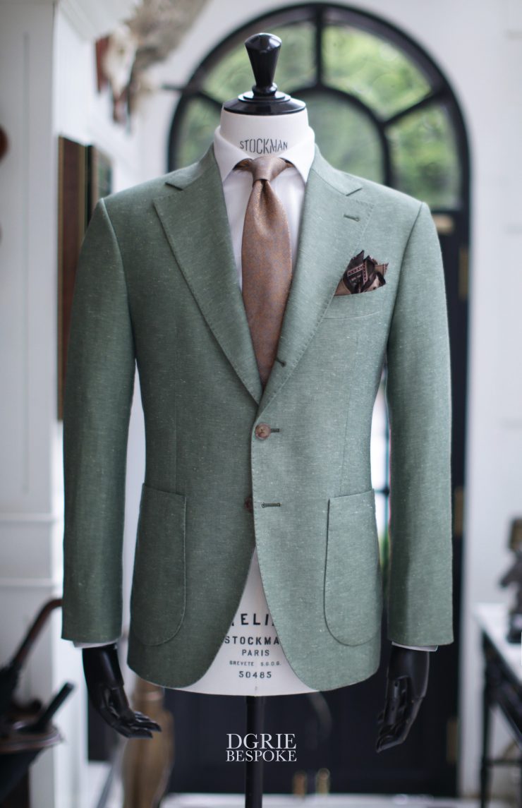 dgrie classic bespoke linen cotton blazer dgrie