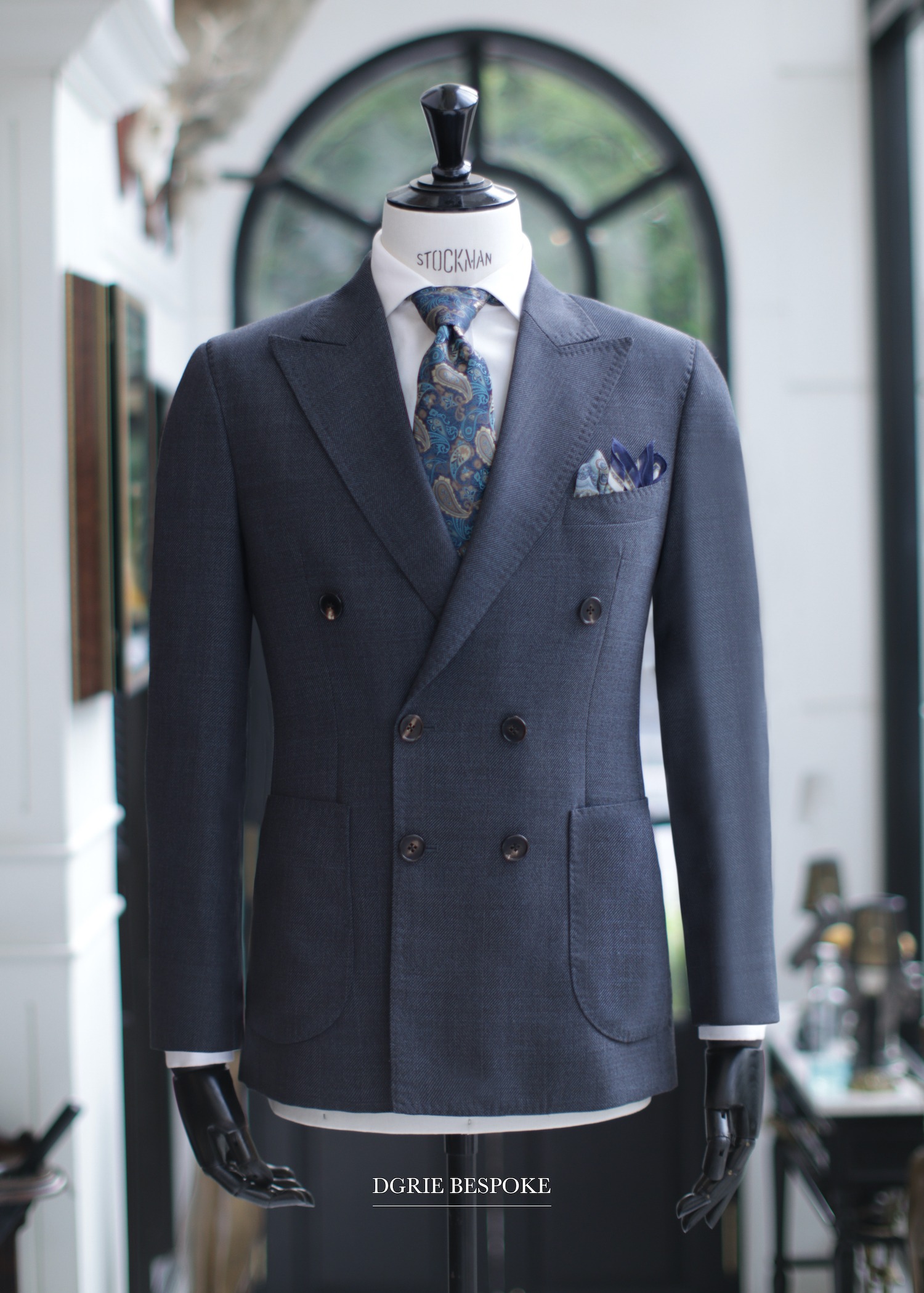 dgrie italy double breasted suit dgrie
