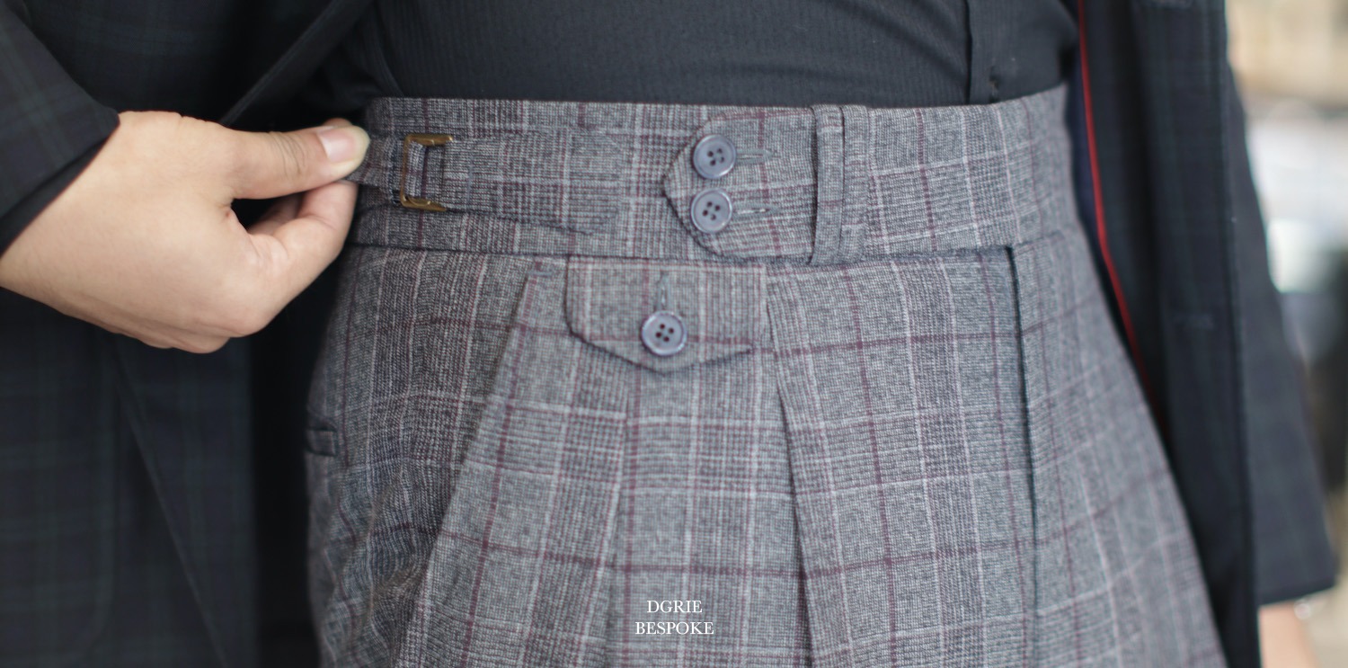 dgrie pants classic red prince of wales dgrie 3