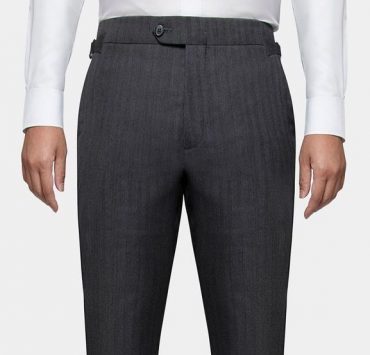 dark grey blue stripe wool pants dgrie 4