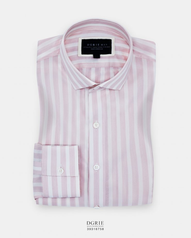 dgrie play pink pinstripe 2 ply cotton shirt dgrie