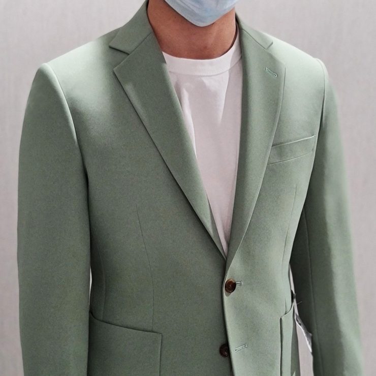 dgrie sage green blazer linen pants dgrie 2