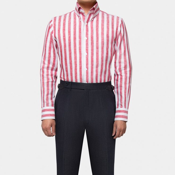 chinese new year collection red linen dgrie 6