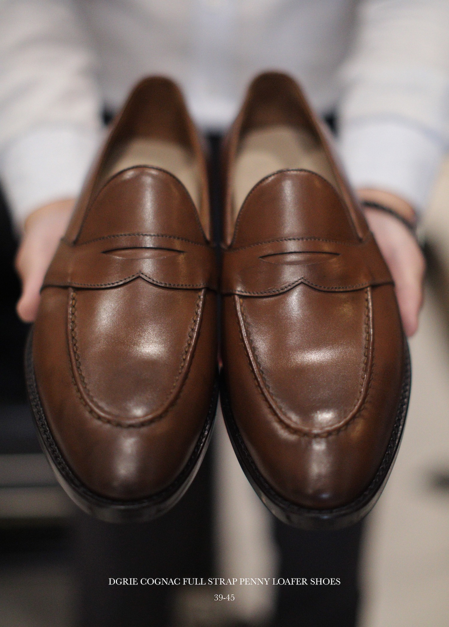 dgrie cognac full strap penny loafer shoes dgrie dgrie cognac full strap penny loafer shoes dgrie