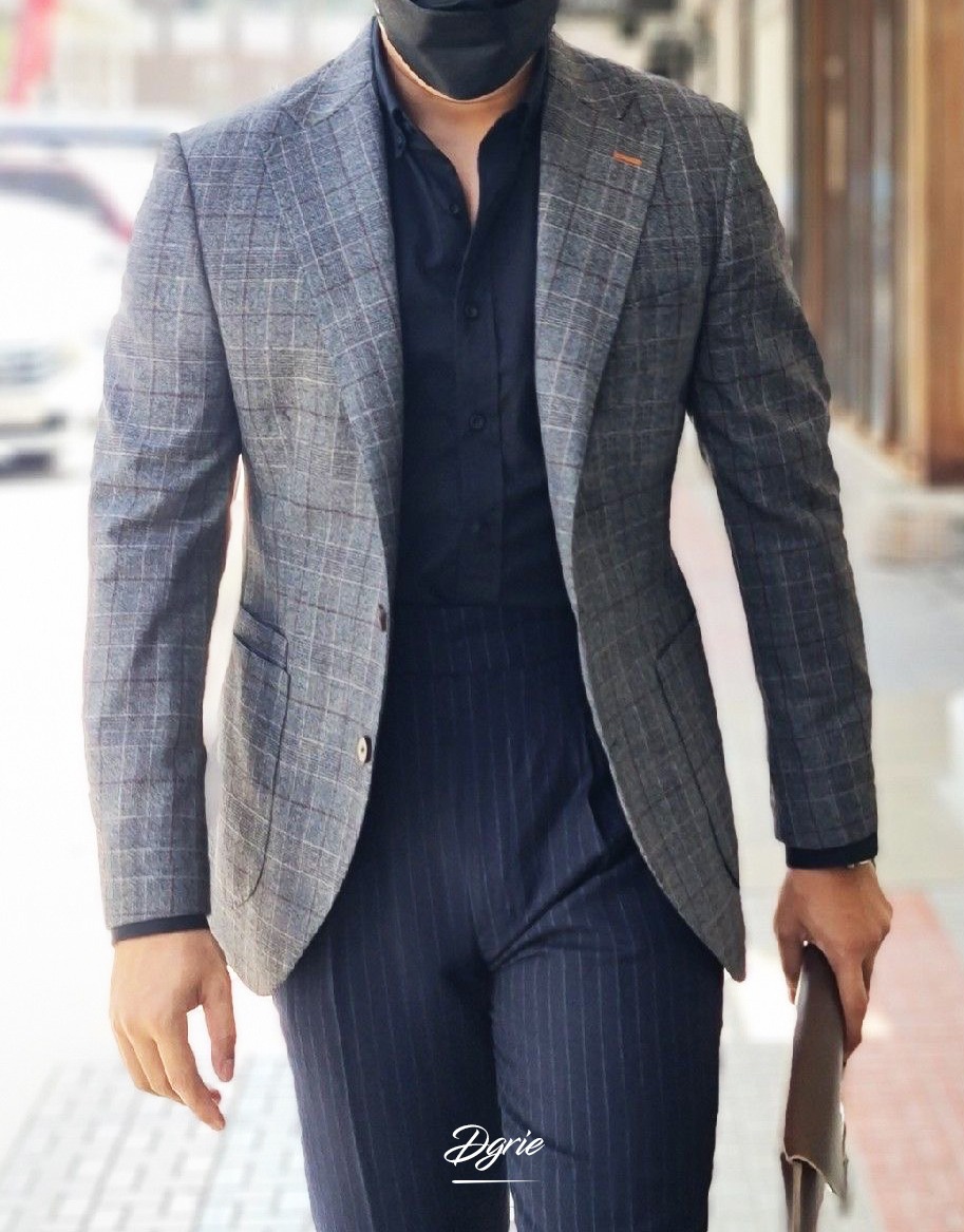 dgrie red prince of wales jacket dgrie