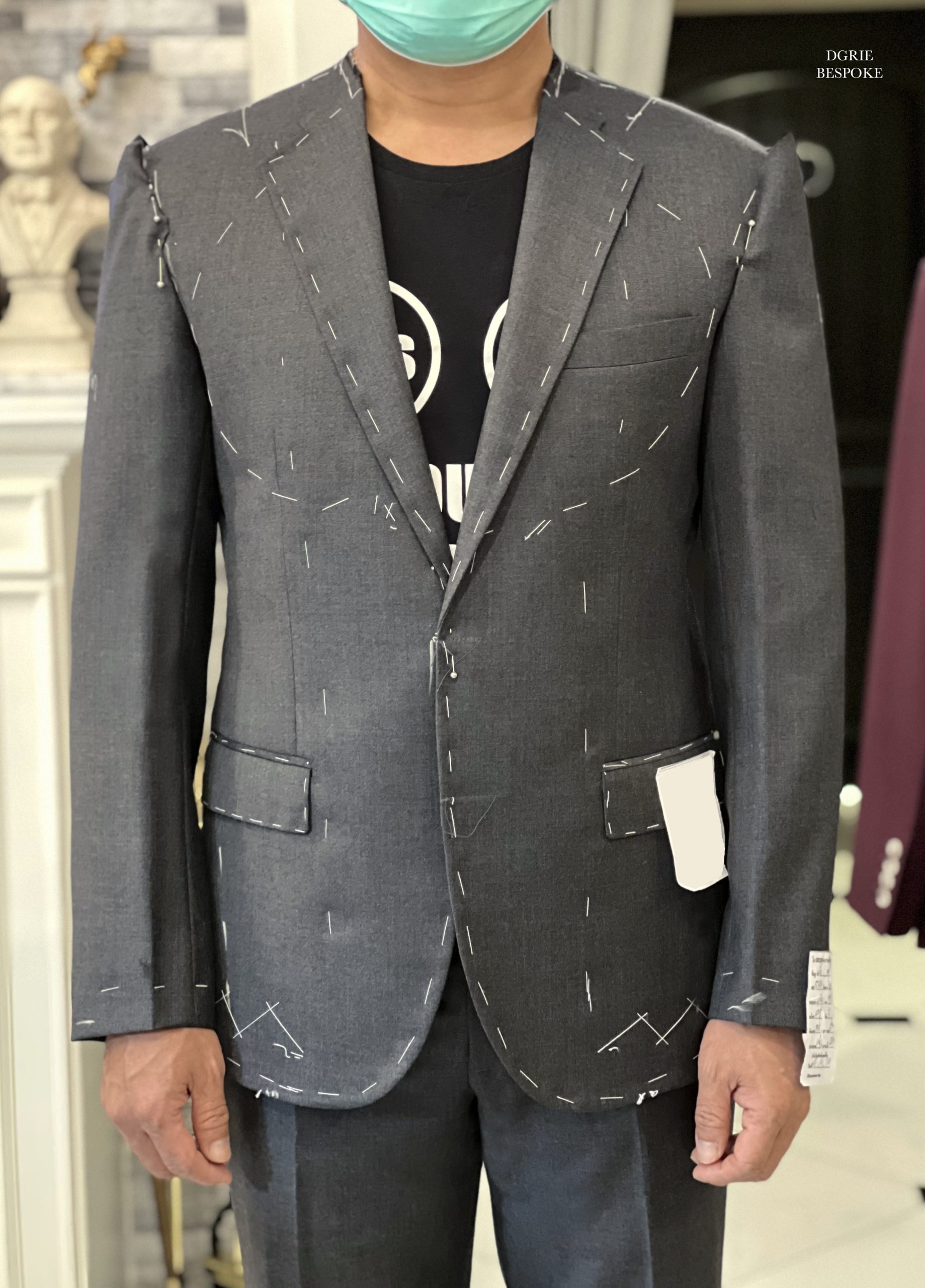 fitting grey suit dgrie